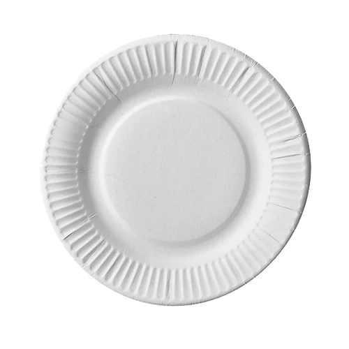 PAPSTAR 100 borden, karton "pure" rond, wit additional sterk