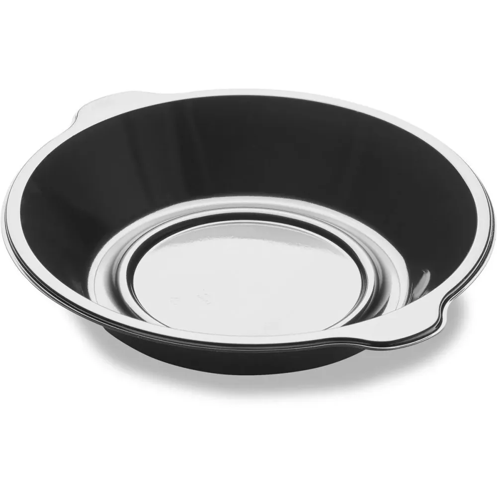 DF PEARL M1-1-divided 1 black PP Ø220x42 | Pack (320 pieces)