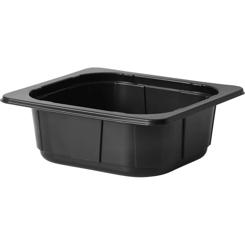 PP shell 1/6 GN black PP 176x162x60 | Pack (318 pieces)