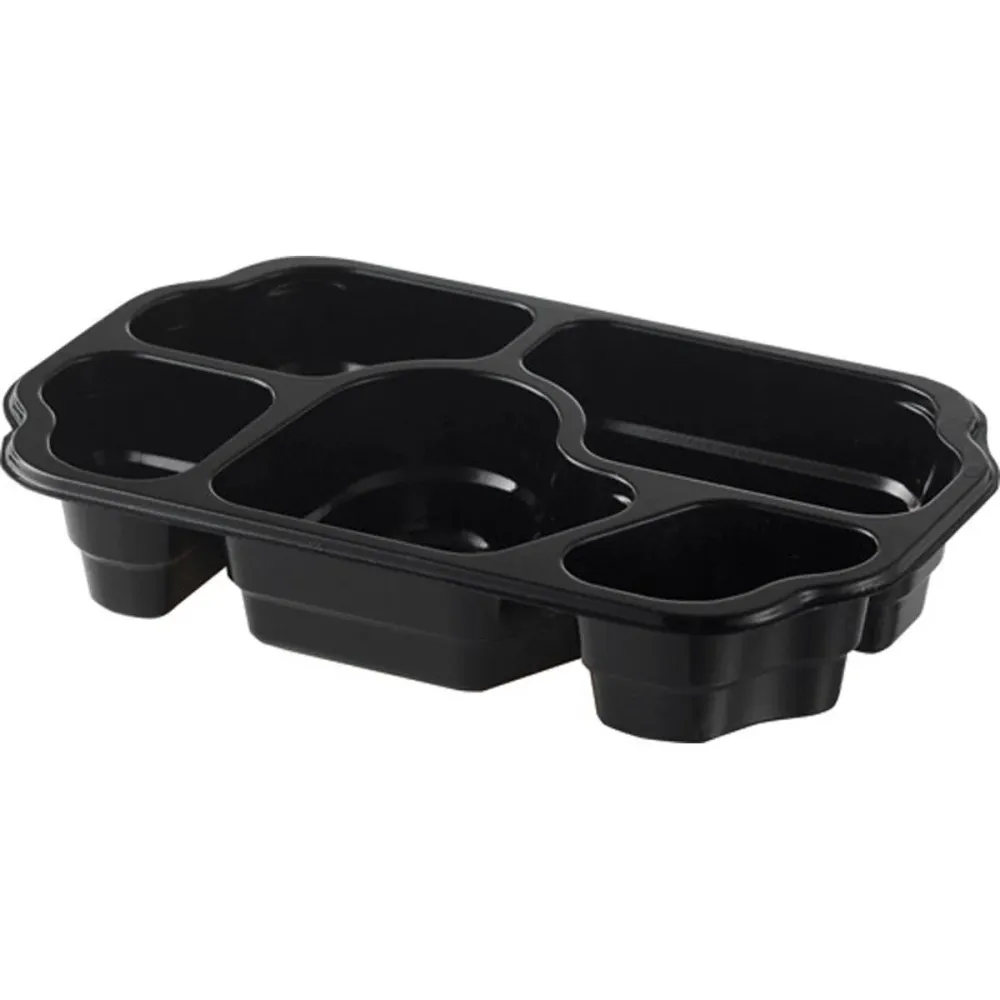 PP shell Take-Away 5 Black PP 250x159x46 | Pack (240 pieces)