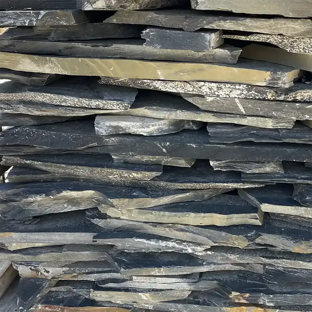 50 m² polygonální desky šedý břidlicový 2-4 cm za 51 €/m² doprava zdarma