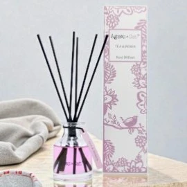 140ml difuzér s rákosím – Čaj růže