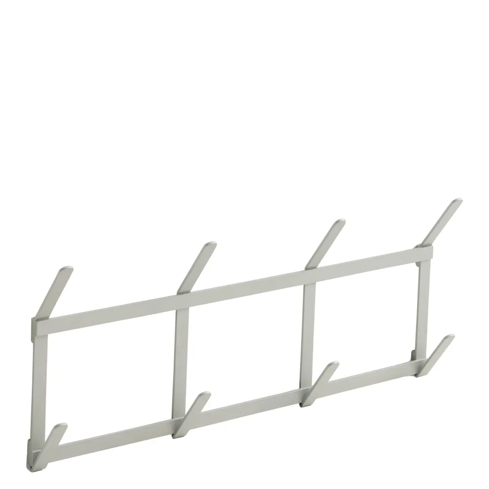 Nástěnný věšák Tape, Small, Metallic Grey